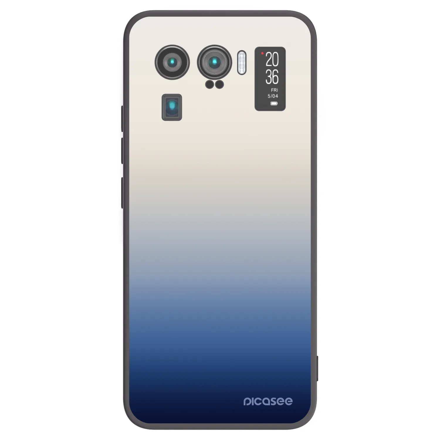 Picasee fekete szilikon tok az alábbi mobiltelefonokra Xiaomi Mi 11 Ultra - Gravity Fade