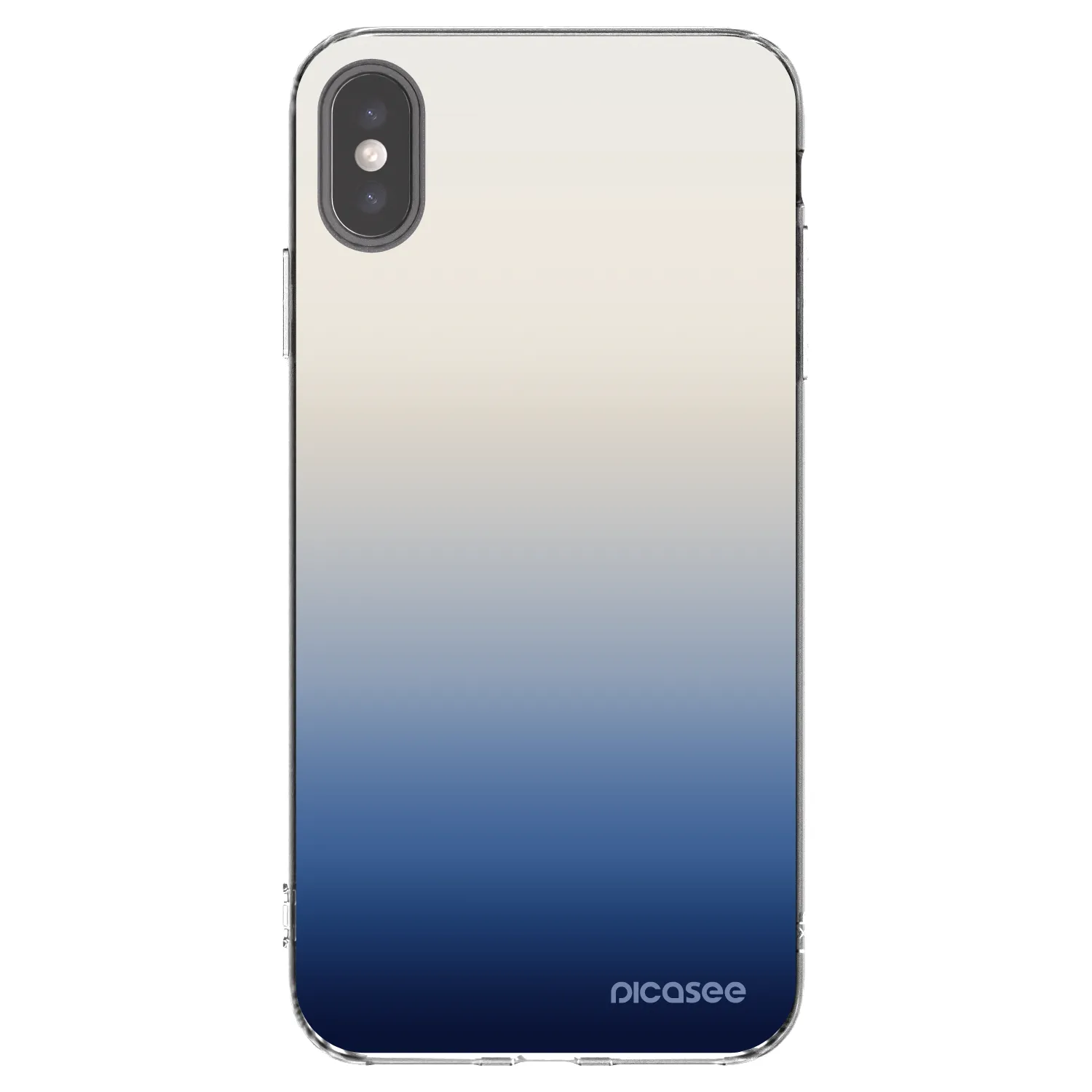 Picasee átlátszó szilikon tok az alábbi mobiltelefonokra Apple iPhone XS Max - Gravity Fade