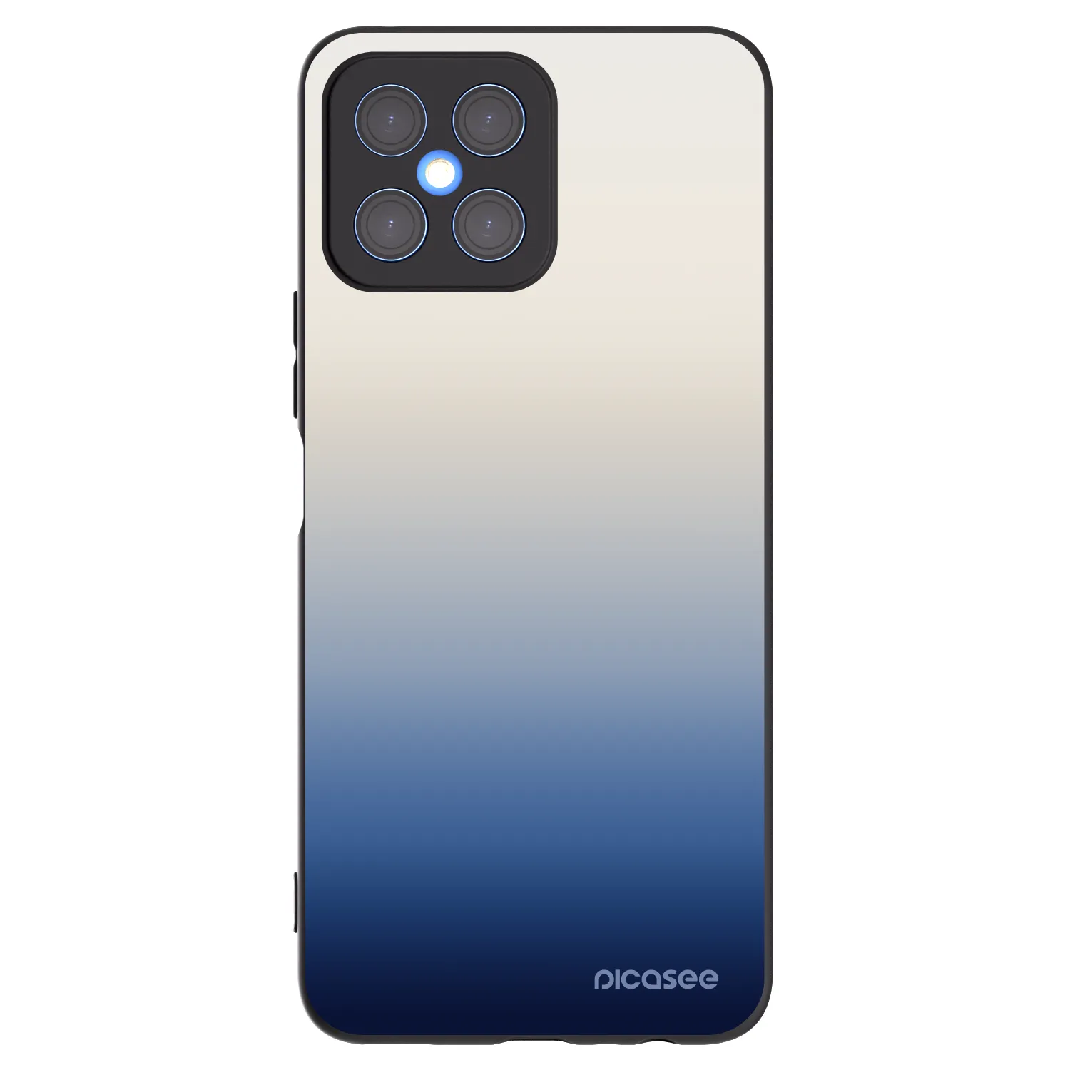 Picasee fekete szilikon tok az alábbi mobiltelefonokra Honor X8 4G - Gravity Fade