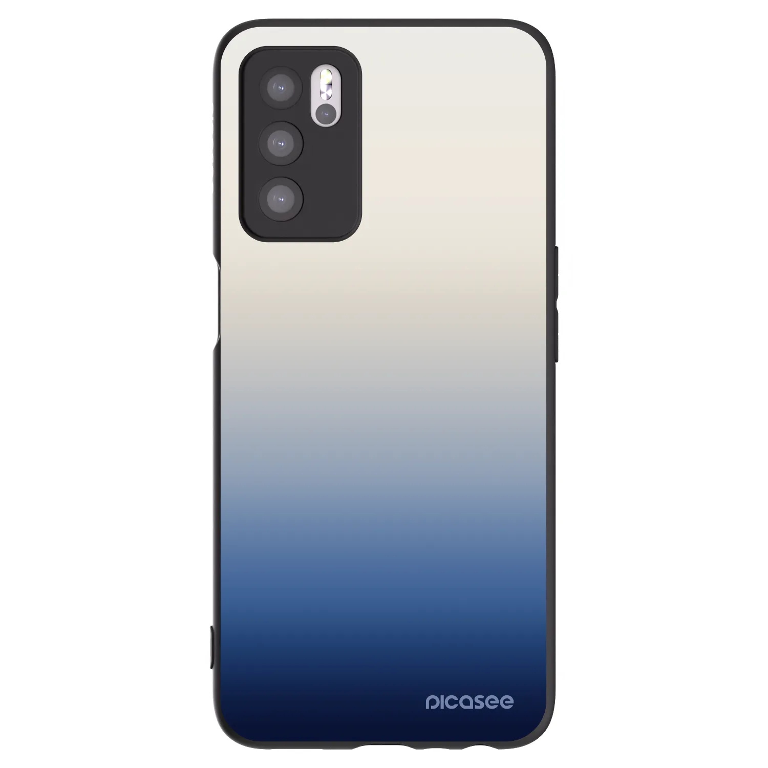 Picasee fekete szilikon tok az alábbi mobiltelefonokra OPPO A16s - Gravity Fade