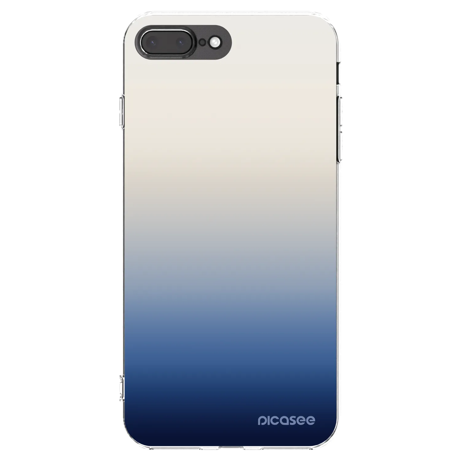 Picasee átlátszó szilikon tok az alábbi mobiltelefonokra Apple iPhone 8 Plus - Gravity Fade