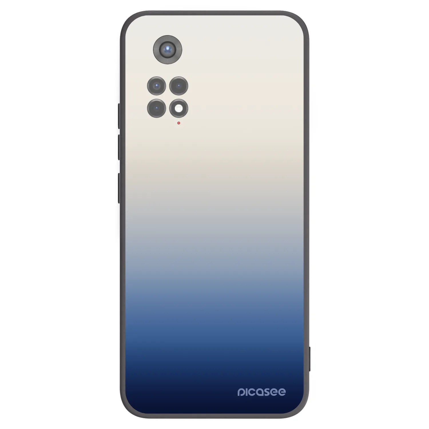 Picasee fekete szilikon tok az alábbi mobiltelefonokra Xiaomi Redmi Note 11S 5G - Gravity Fade