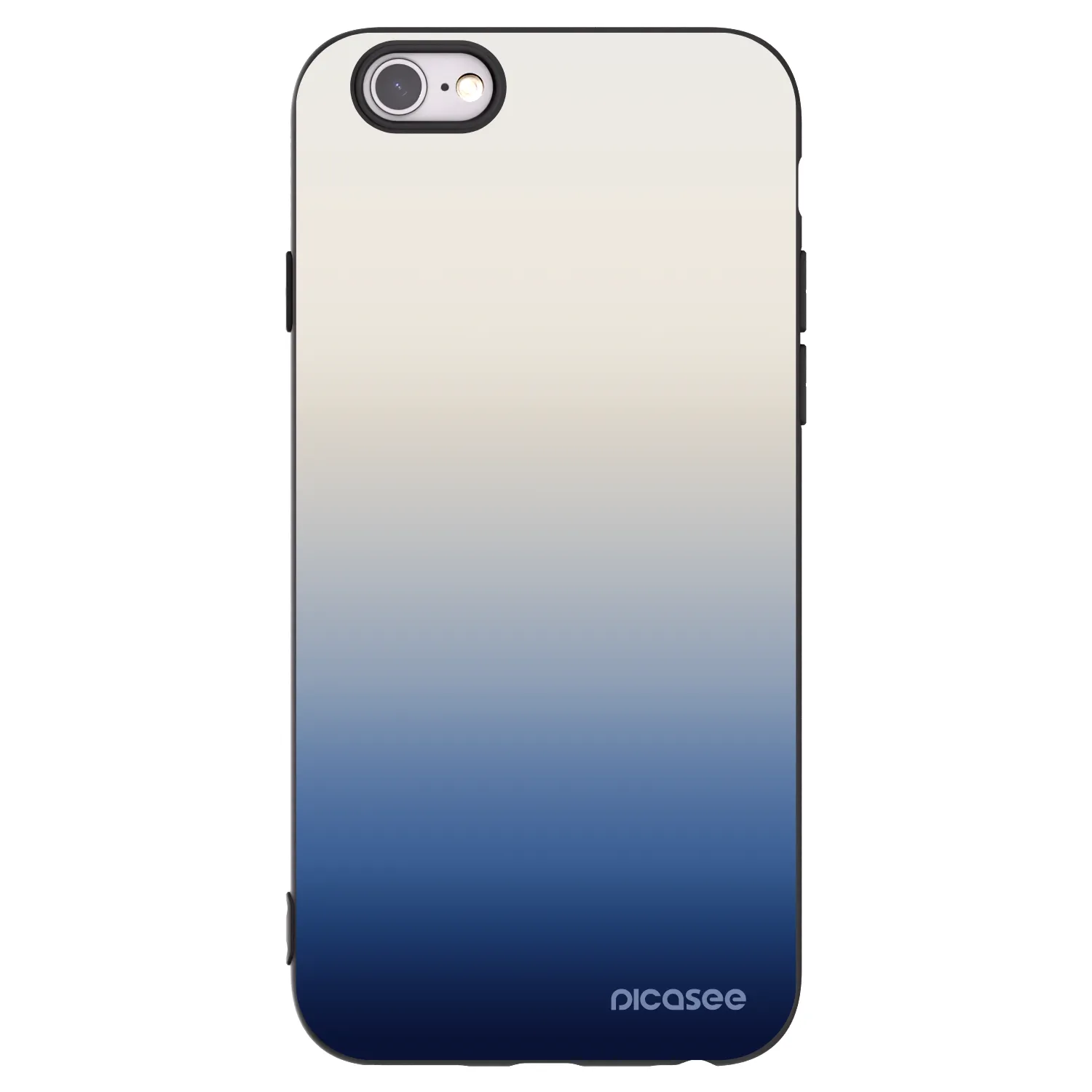 Picasee fekete szilikon tok az alábbi mobiltelefonokra Apple iPhone 6/6S - Gravity Fade
