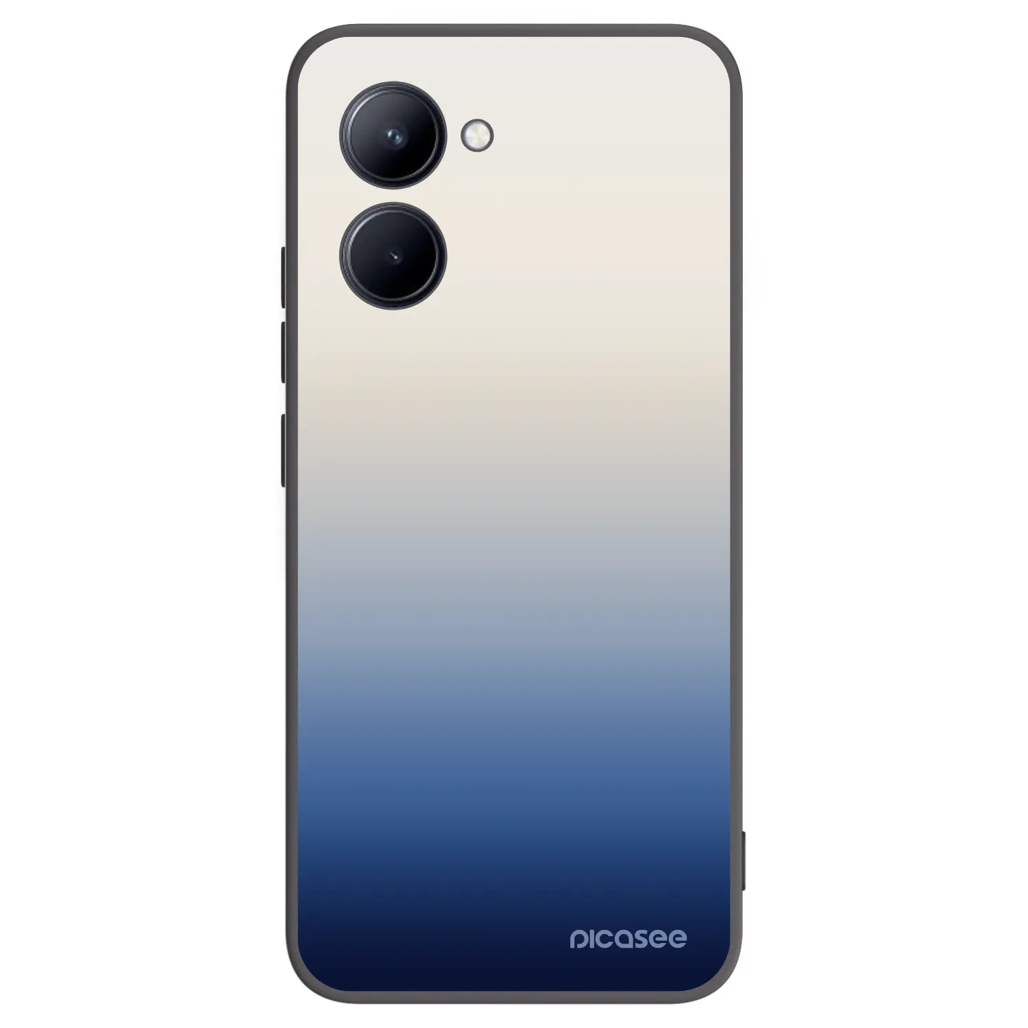 Picasee fekete szilikon tok az alábbi mobiltelefonokra Realme C33 (2023) - Gravity Fade