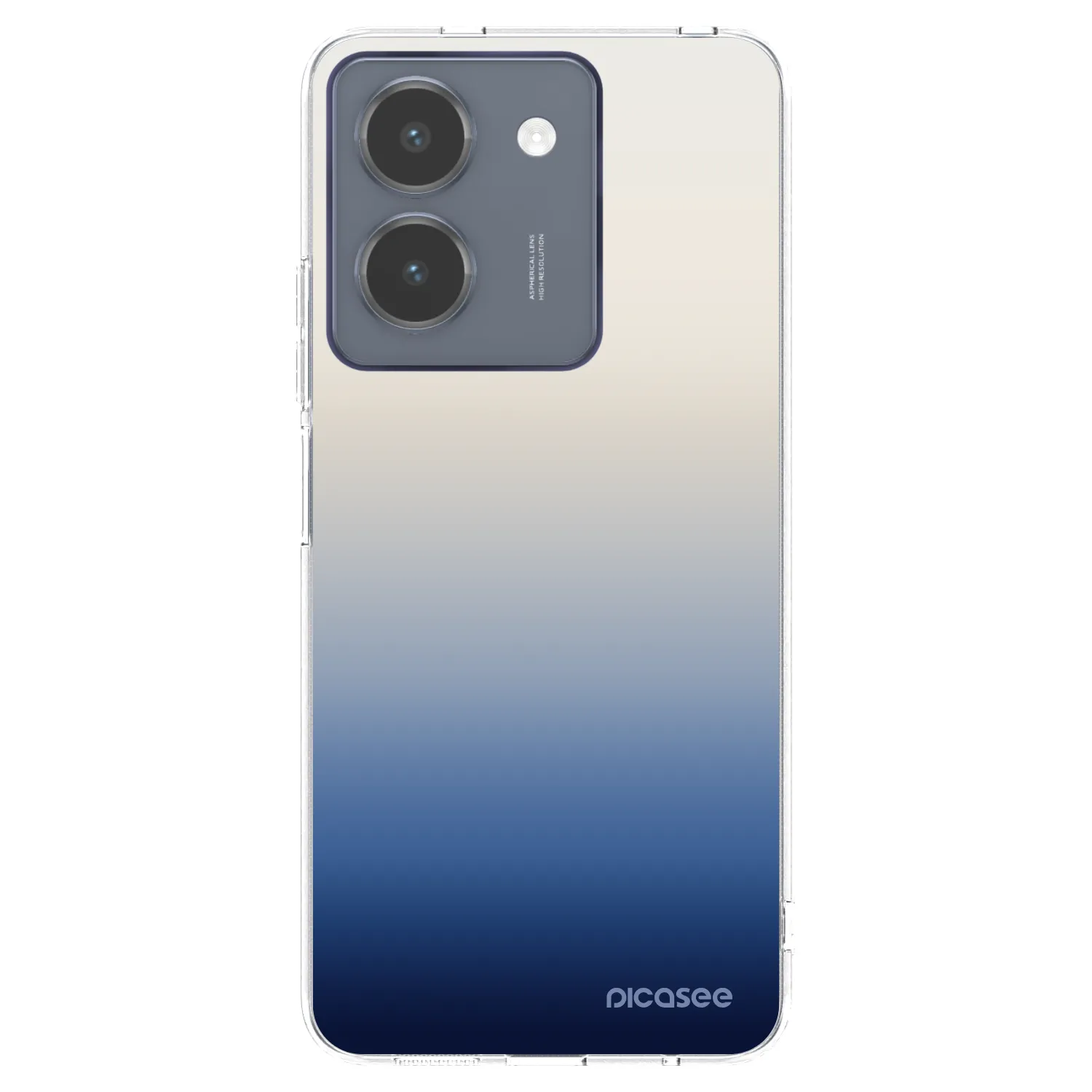 Picasee átlátszó szilikon tok az alábbi mobiltelefonokra Vivo Y36 4G - Gravity Fade