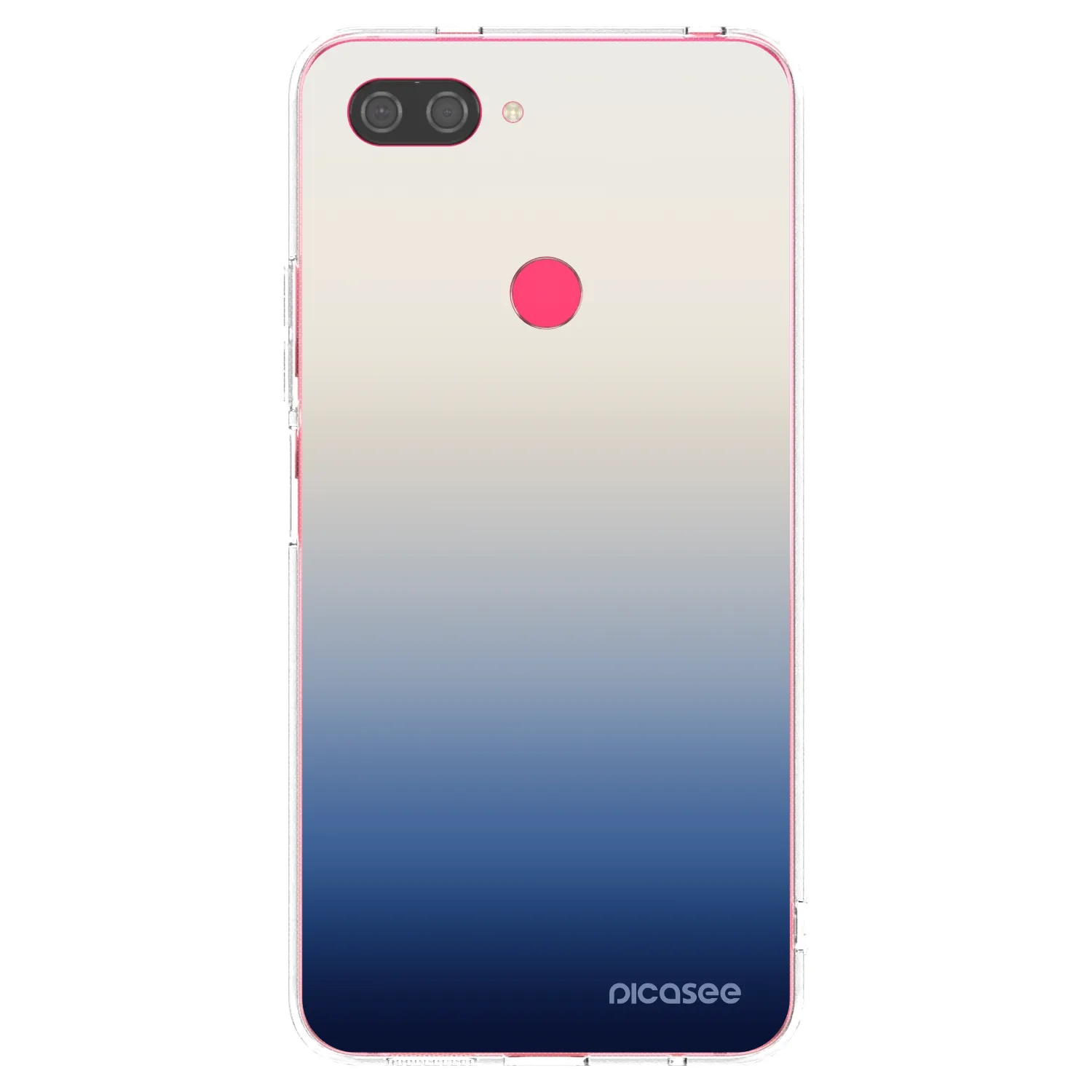 Picasee átlátszó szilikon tok az alábbi mobiltelefonokra Xiaomi Mi 8 Lite - Gravity Fade