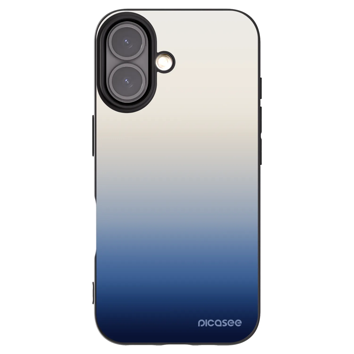 Picasee fekete szilikon tok az alábbi mobiltelefonokra Apple iPhone 16 - Gravity Fade
