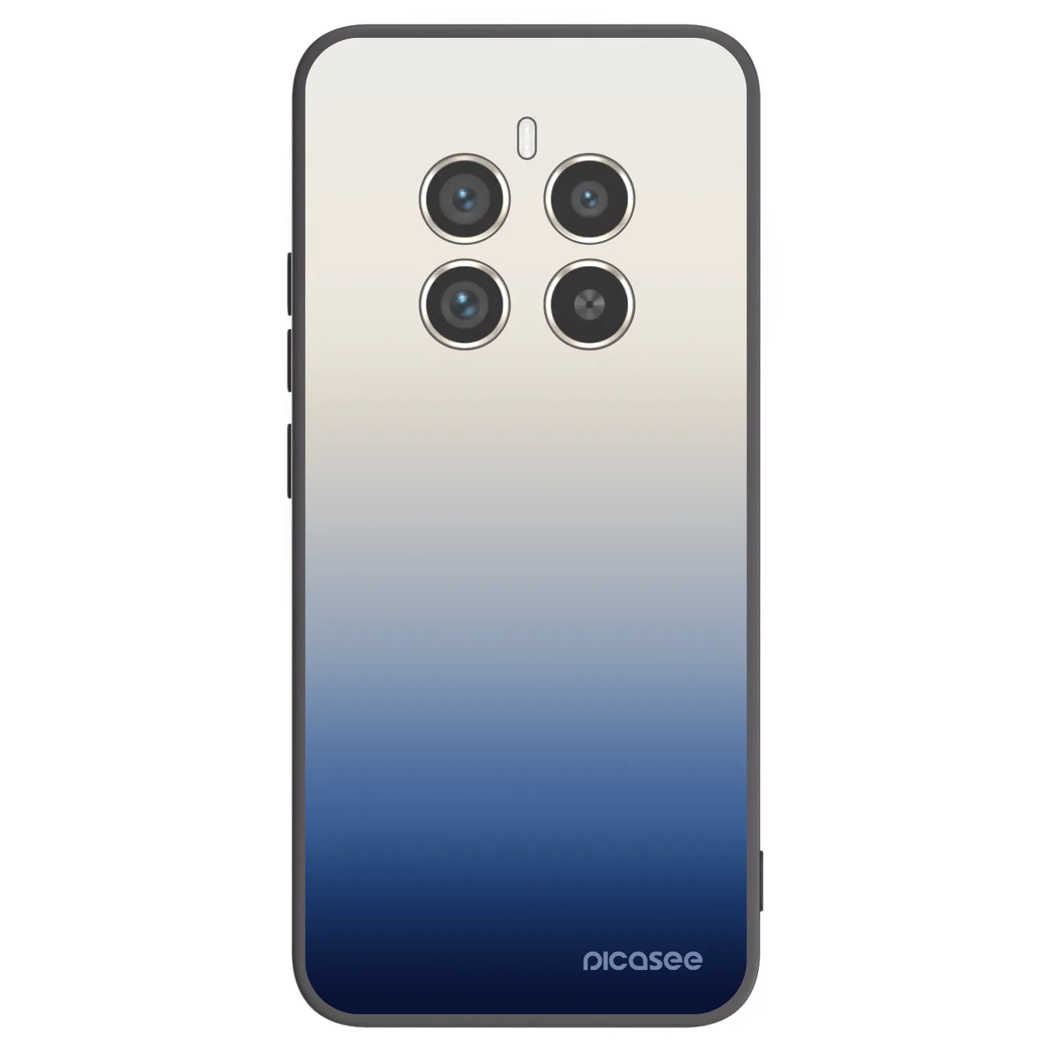 Picasee fekete szilikon tok az alábbi mobiltelefonokra Realme 12 Pro 5G - Gravity Fade