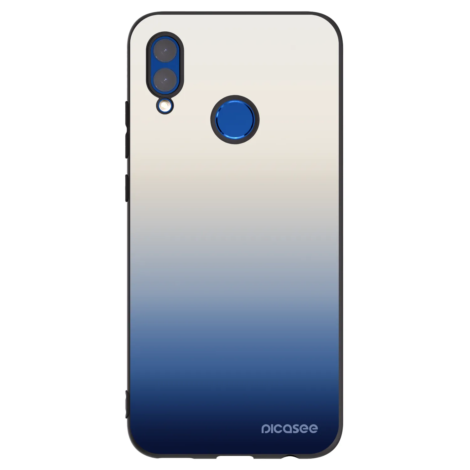 Picasee fekete szilikon tok az alábbi mobiltelefonokra Honor 10 Lite - Gravity Fade