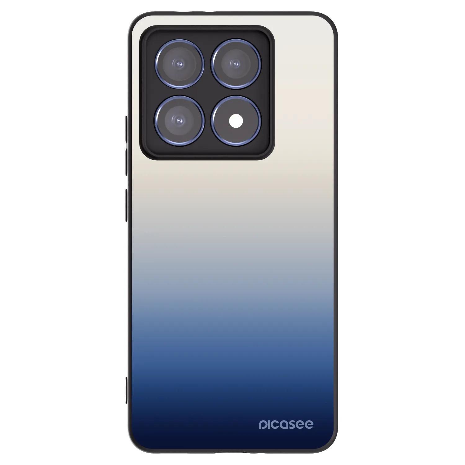 Picasee fekete szilikon tok az alábbi mobiltelefonokra Xiaomi 14T Pro - Gravity Fade