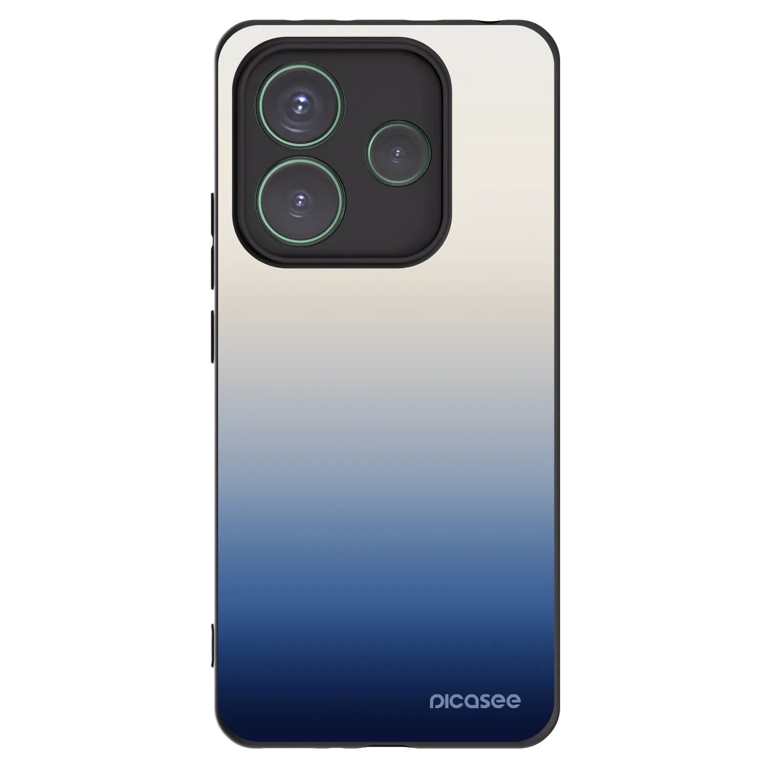 Picasee fekete szilikon tok az alábbi mobiltelefonokra Xiaomi Redmi Note 14 5G - Gravity Fade