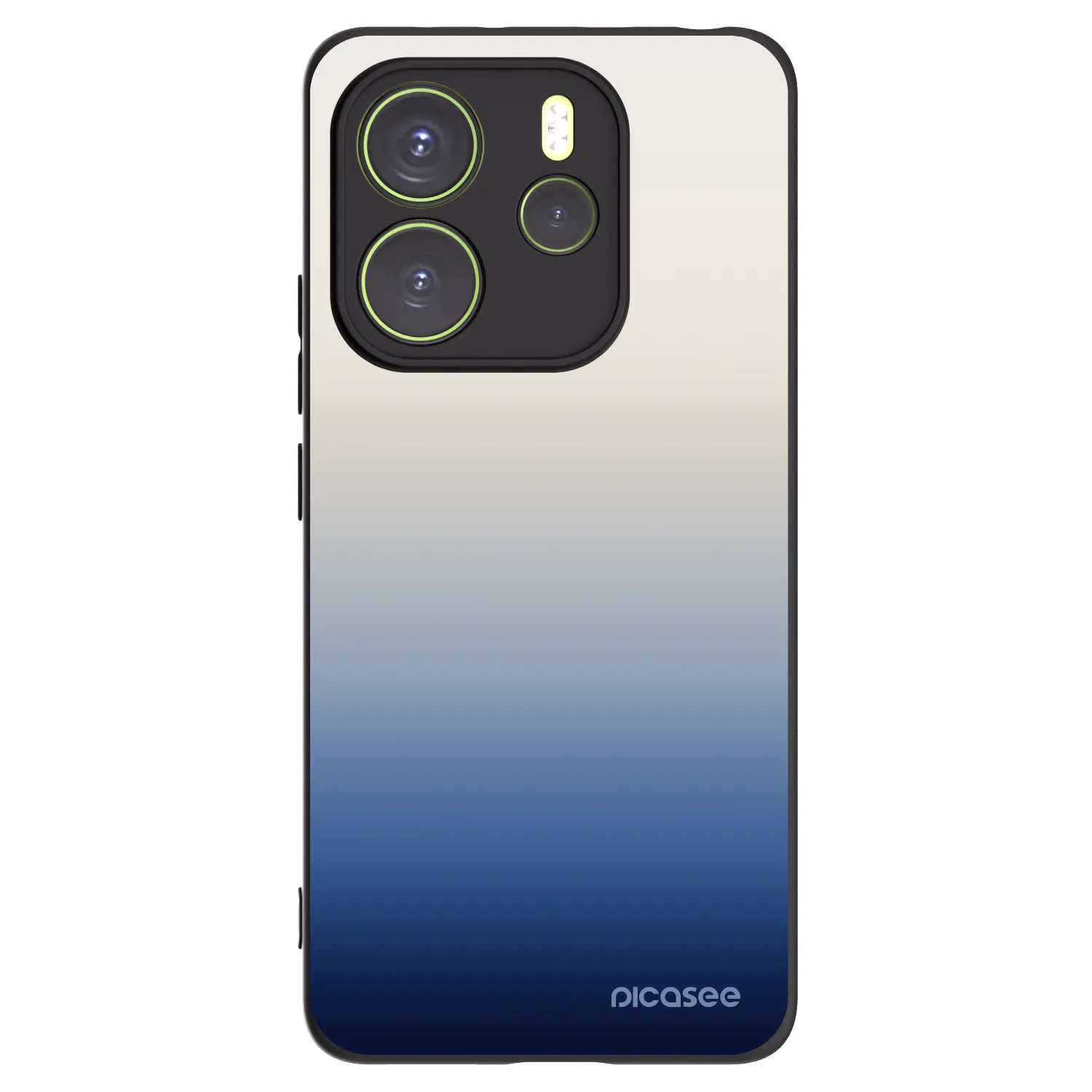 Picasee fekete szilikon tok az alábbi mobiltelefonokra Xiaomi Redmi Note 14 4G - Gravity Fade