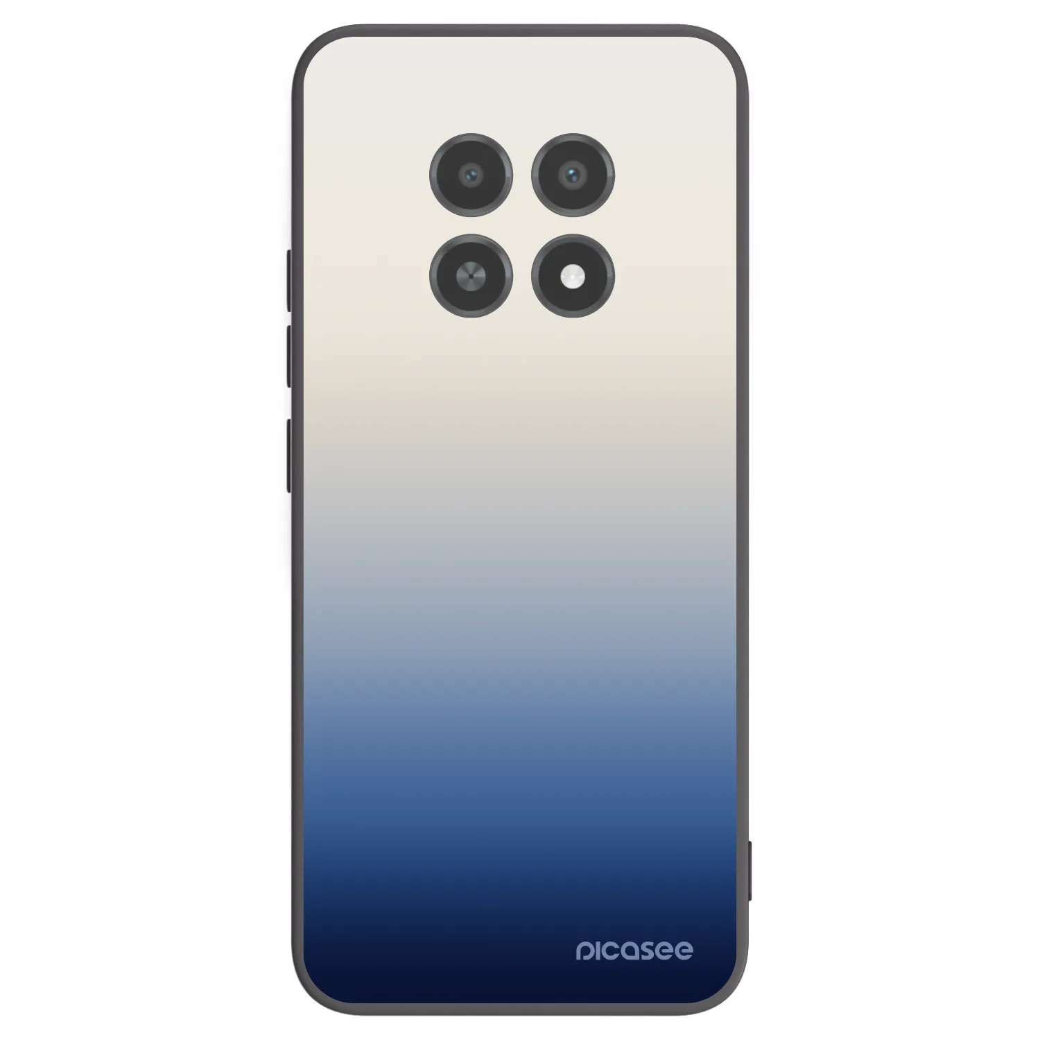 Picasee fekete szilikon tok az alábbi mobiltelefonokra Realme 12X - Gravity Fade