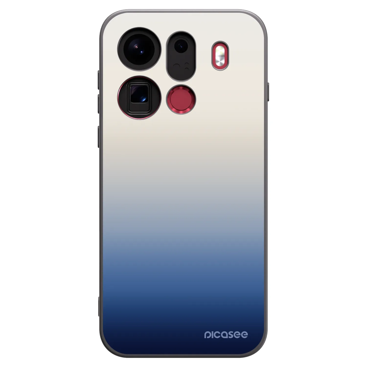 Picasee fekete szilikon tok az alábbi mobiltelefonokra OPPO Find X9 Pro - Gravity Fade