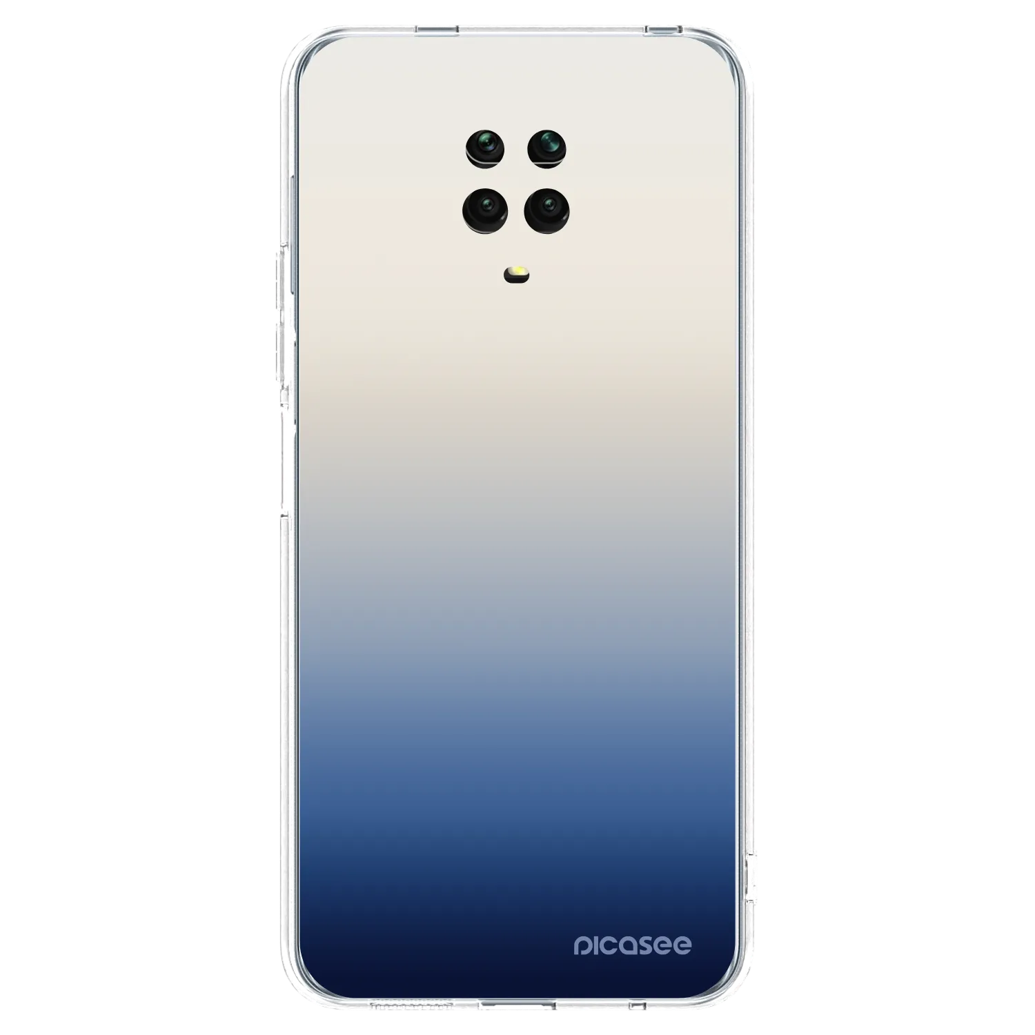 Picasee átlátszó szilikon tok az alábbi mobiltelefonokra Xiaomi Redmi Note 9 Pro - Gravity Fade