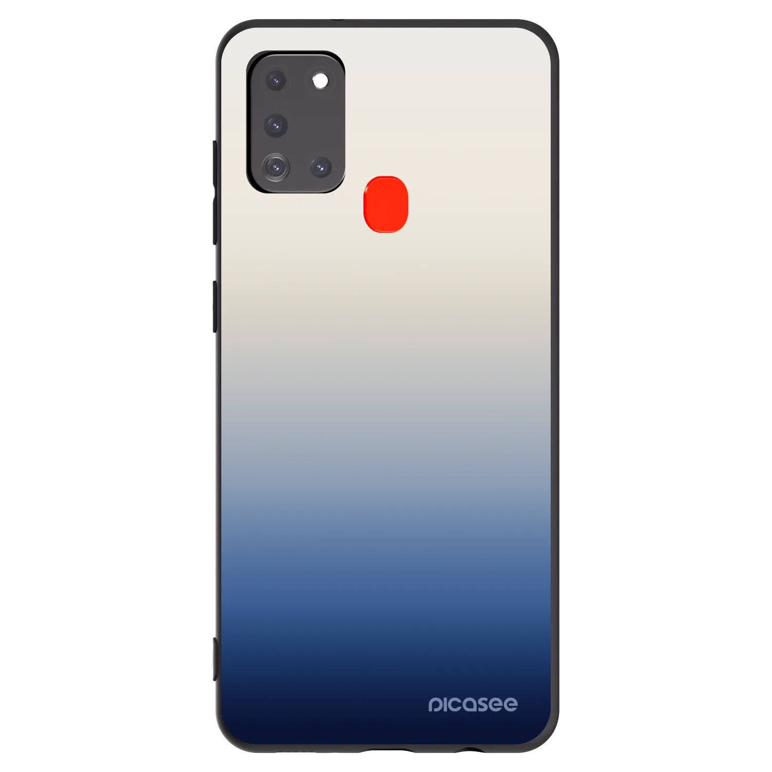 Picasee fekete szilikon tok az alábbi mobiltelefonokra Samsung Galaxy A21s - Gravity Fade