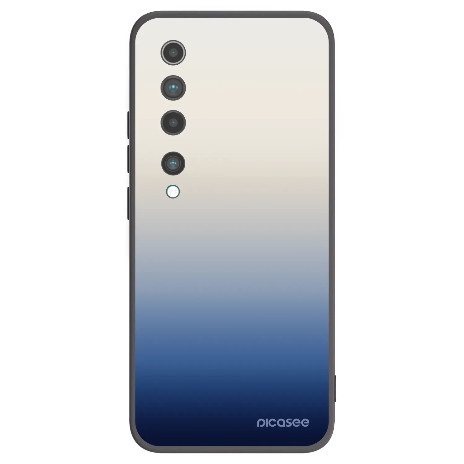 Picasee fekete szilikon tok az alábbi mobiltelefonokra Xiaomi Mi 10 - Gravity Fade