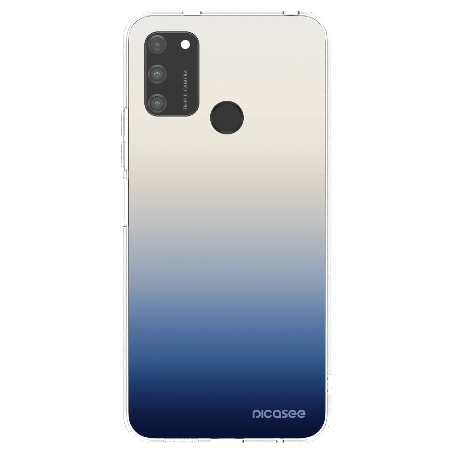 Picasee átlátszó szilikon tok az alábbi mobiltelefonokra Honor 9A - Gravity Fade