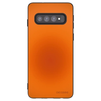 Picasee fekete szilikon tok az alábbi mobiltelefonokra Samsung Galaxy S10 G973 - Heat Core