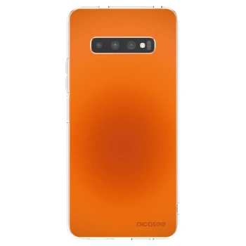 Picasee átlátszó szilikon tok az alábbi mobiltelefonokra Samsung Galaxy S10 Plus G975 - Heat Core