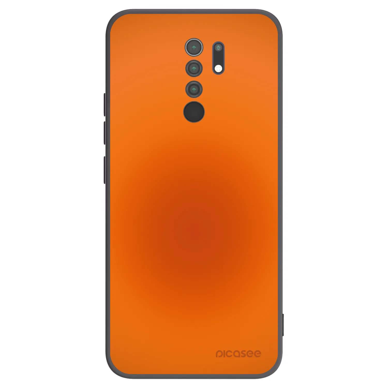 Picasee fekete szilikon tok az alábbi mobiltelefonokra Xiaomi Redmi 9 - Heat Core