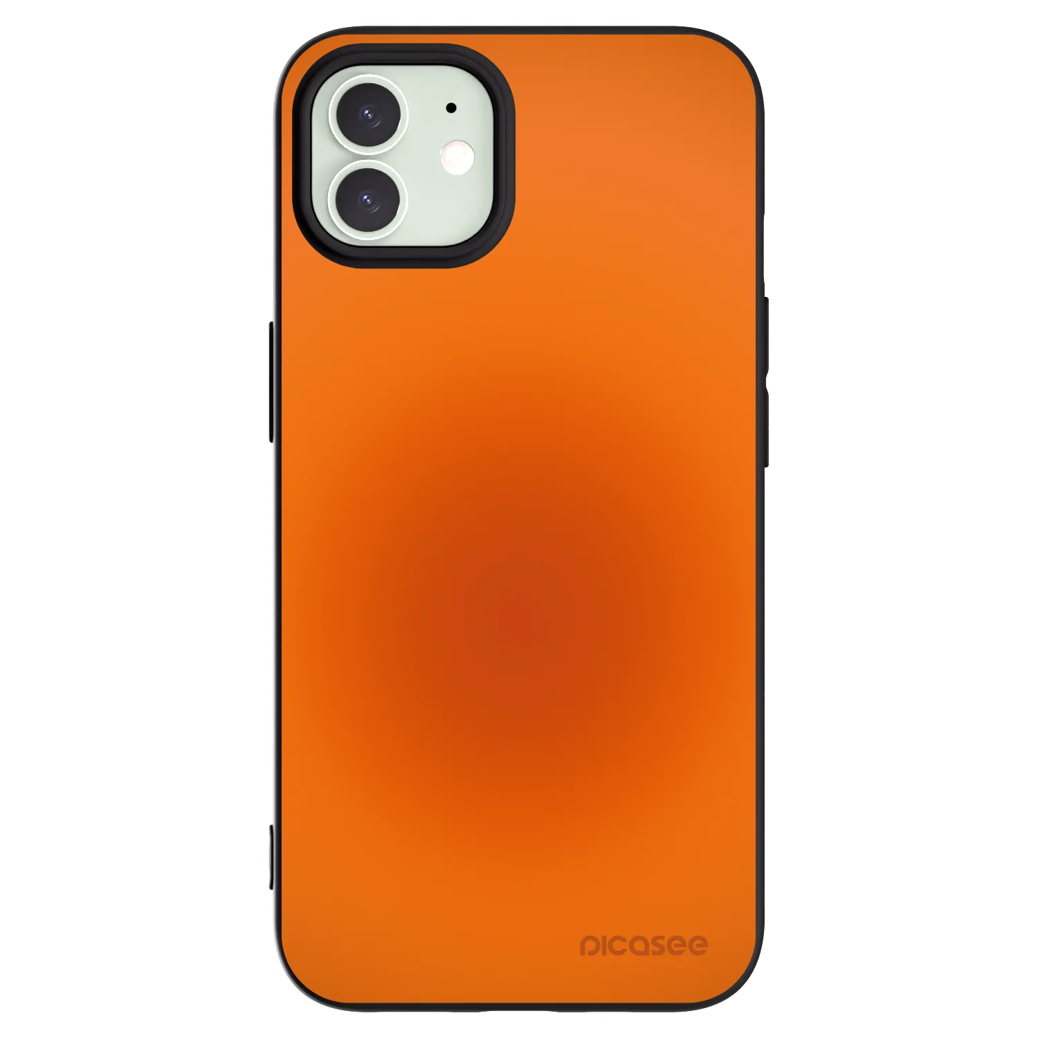 Picasee fekete szilikon tok az alábbi mobiltelefonokra Apple iPhone 12 - Heat Core