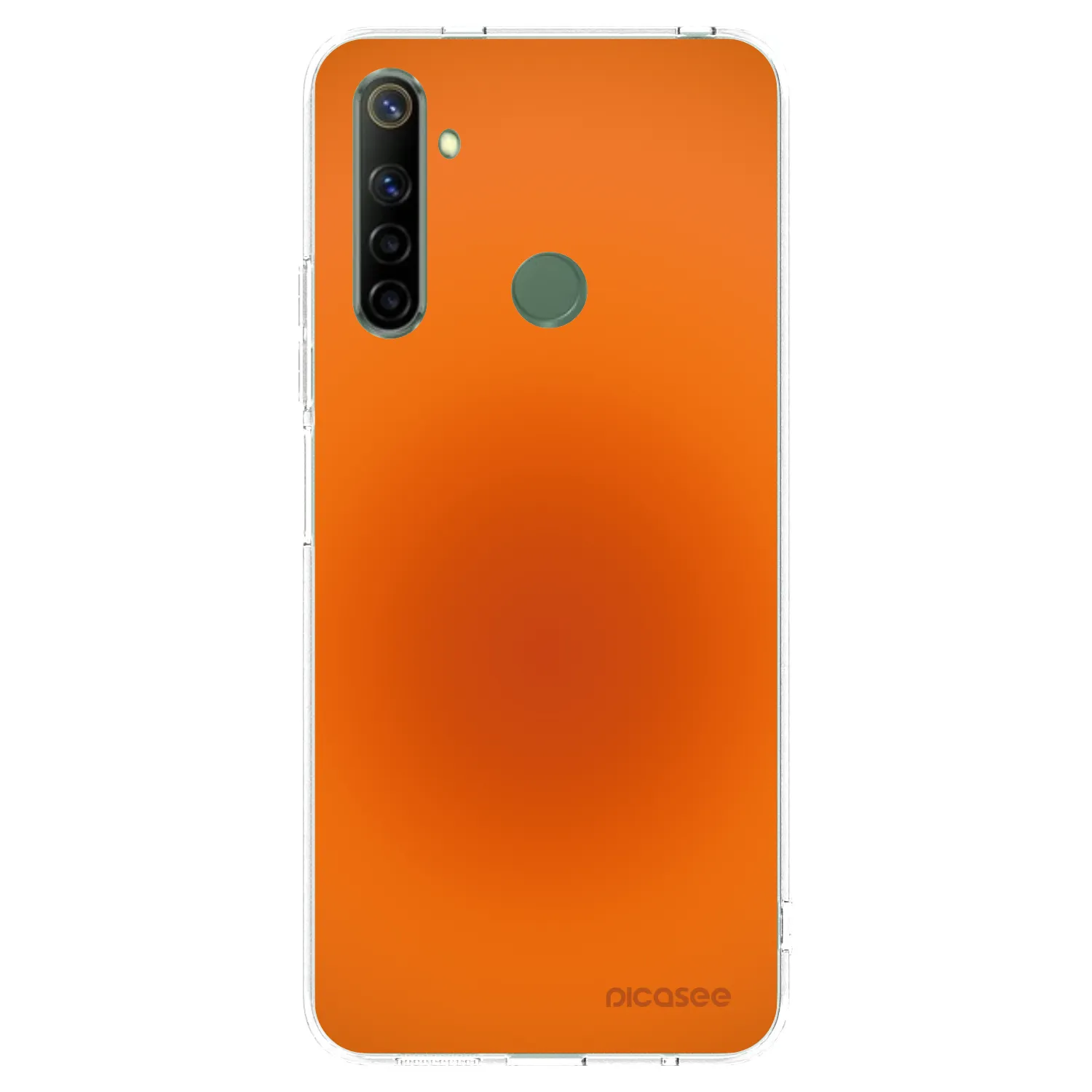 Picasee átlátszó szilikon tok az alábbi mobiltelefonokra Realme 6i - Heat Core