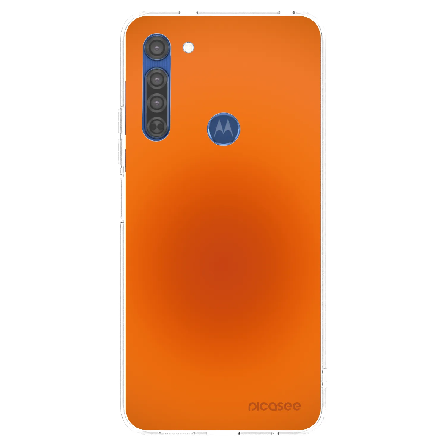 Picasee átlátszó szilikon tok az alábbi mobiltelefonokra Motorola Moto G8 - Heat Core