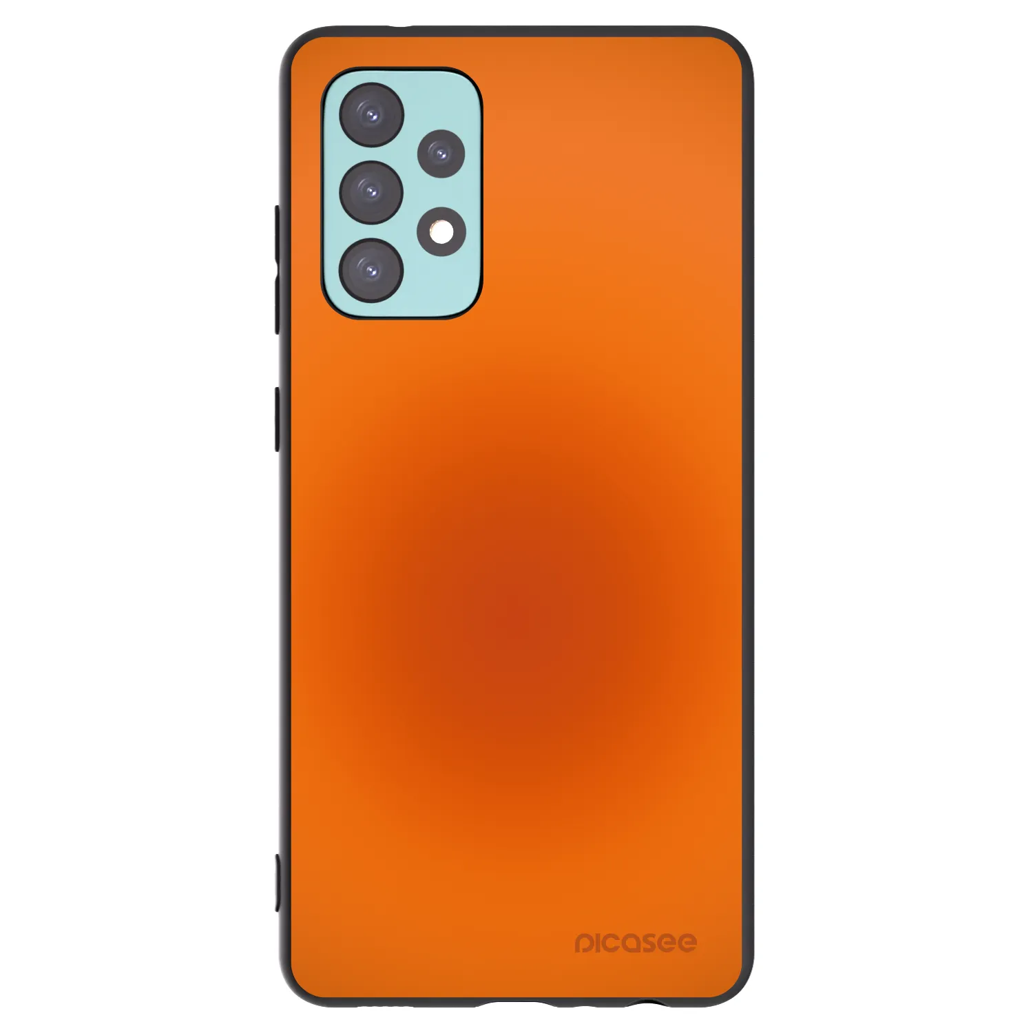 Picasee fekete szilikon tok az alábbi mobiltelefonokra Samsung Galaxy A72 A725F - Heat Core