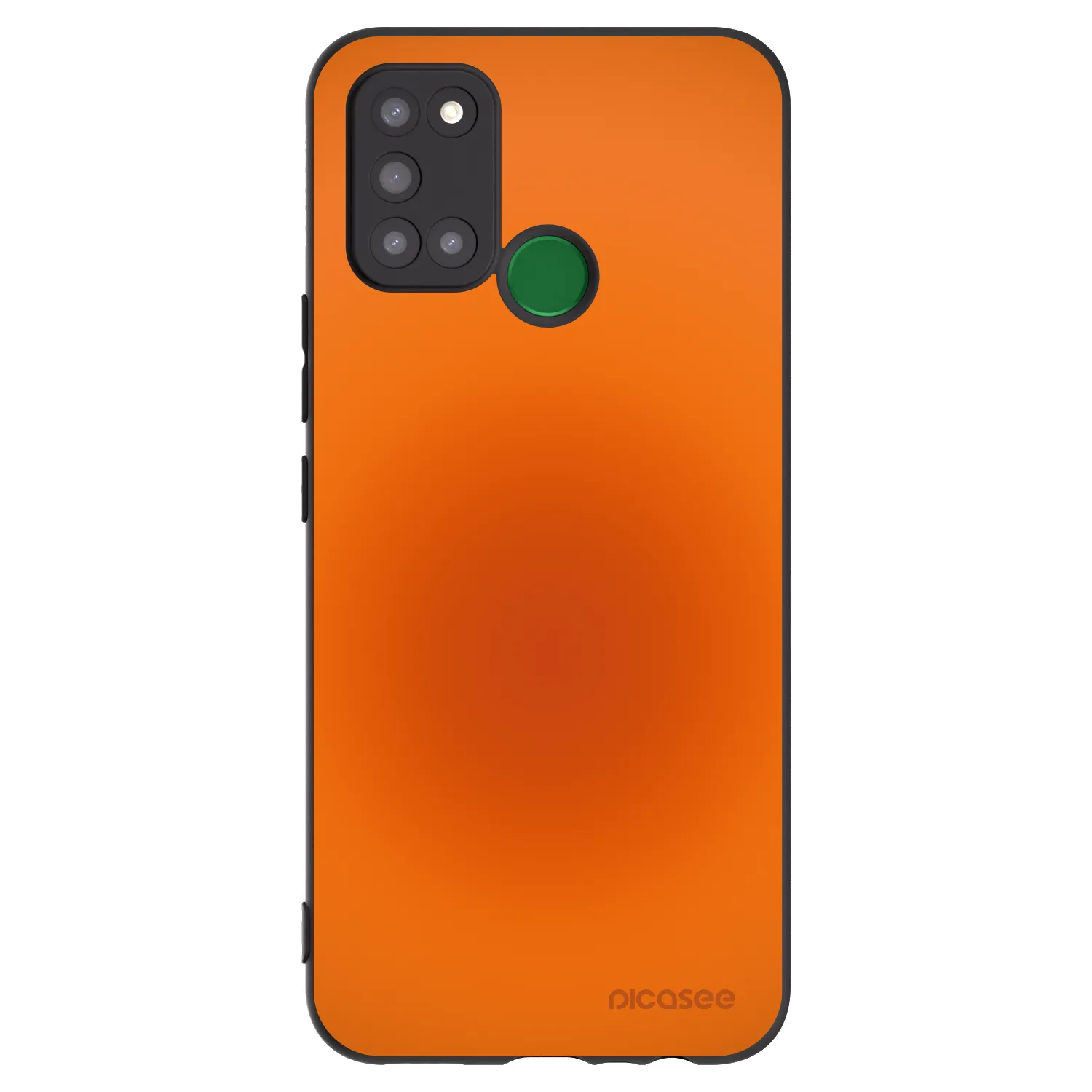 Picasee fekete szilikon tok az alábbi mobiltelefonokra Realme 7i - Heat Core
