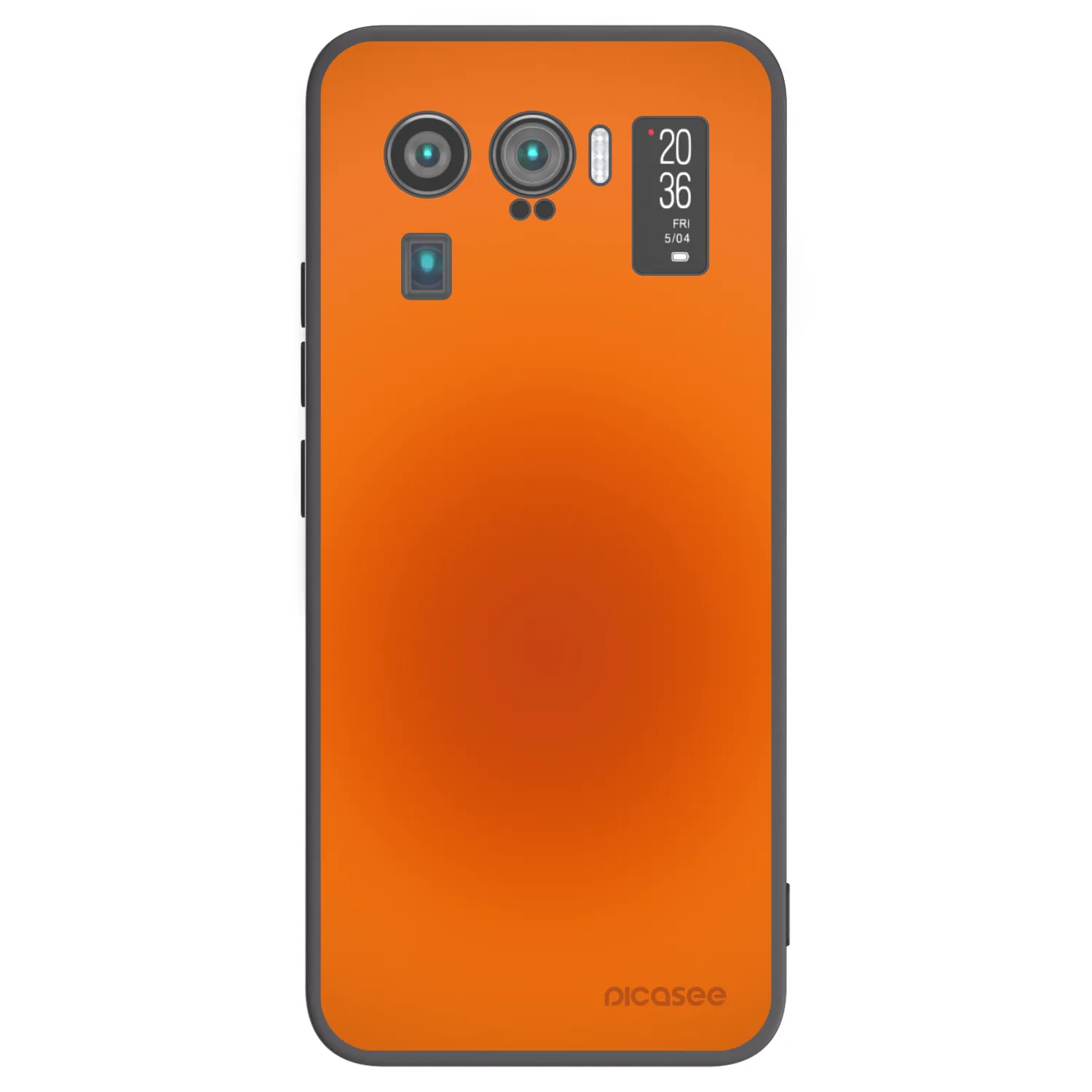 Picasee fekete szilikon tok az alábbi mobiltelefonokra Xiaomi Mi 11 Ultra - Heat Core