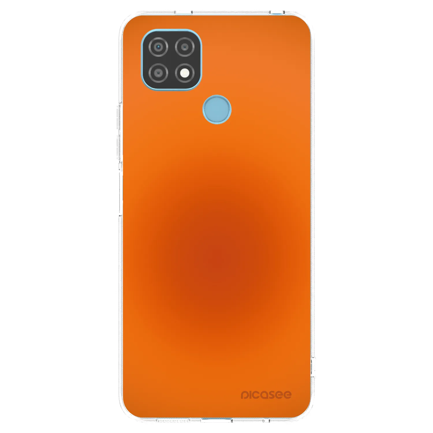 Picasee átlátszó szilikon tok az alábbi mobiltelefonokra Realme C21 - Heat Core