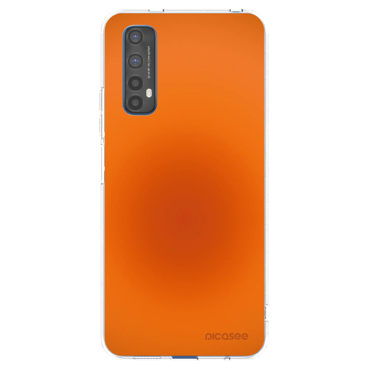 Picasee átlátszó szilikon tok az alábbi mobiltelefonokra Realme 7 - Heat Core