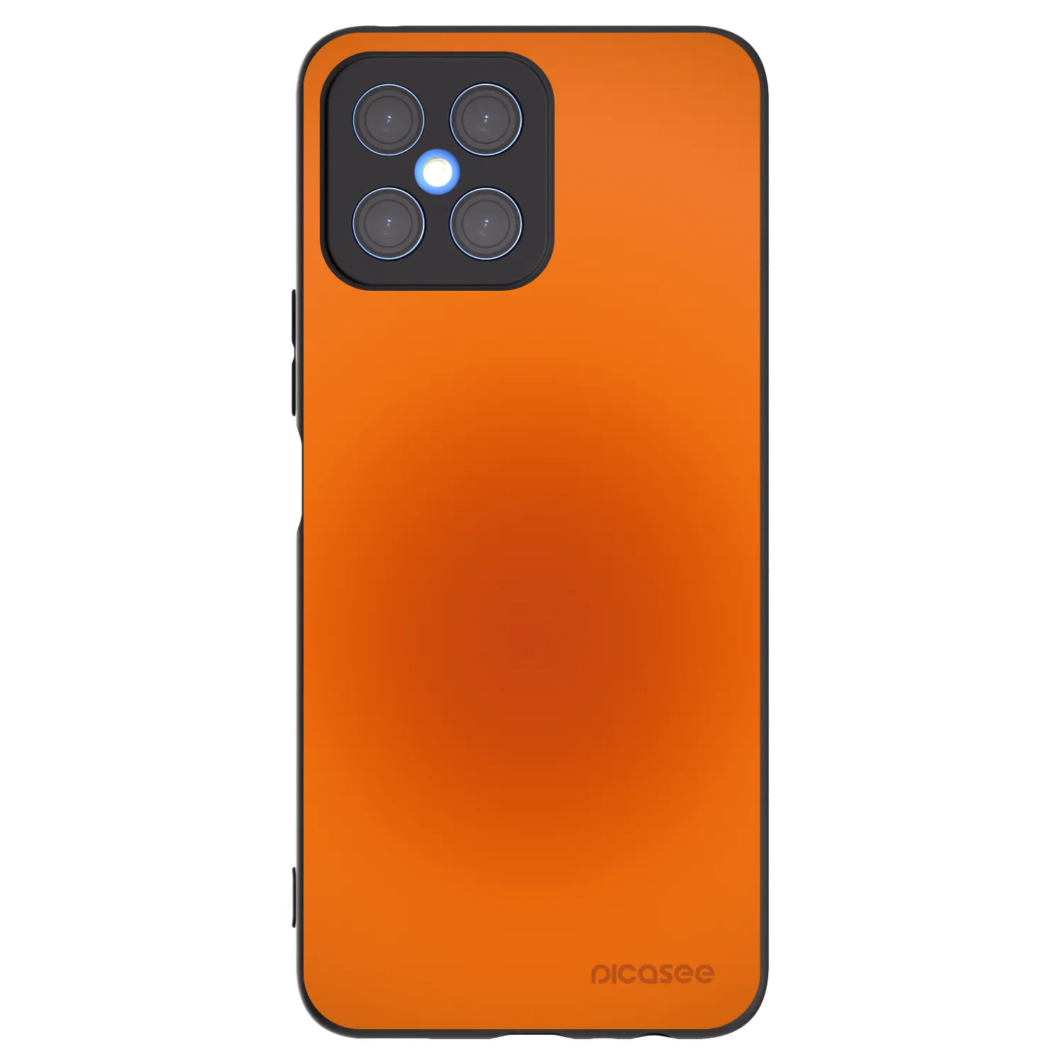 Picasee fekete szilikon tok az alábbi mobiltelefonokra Honor X8 4G - Heat Core