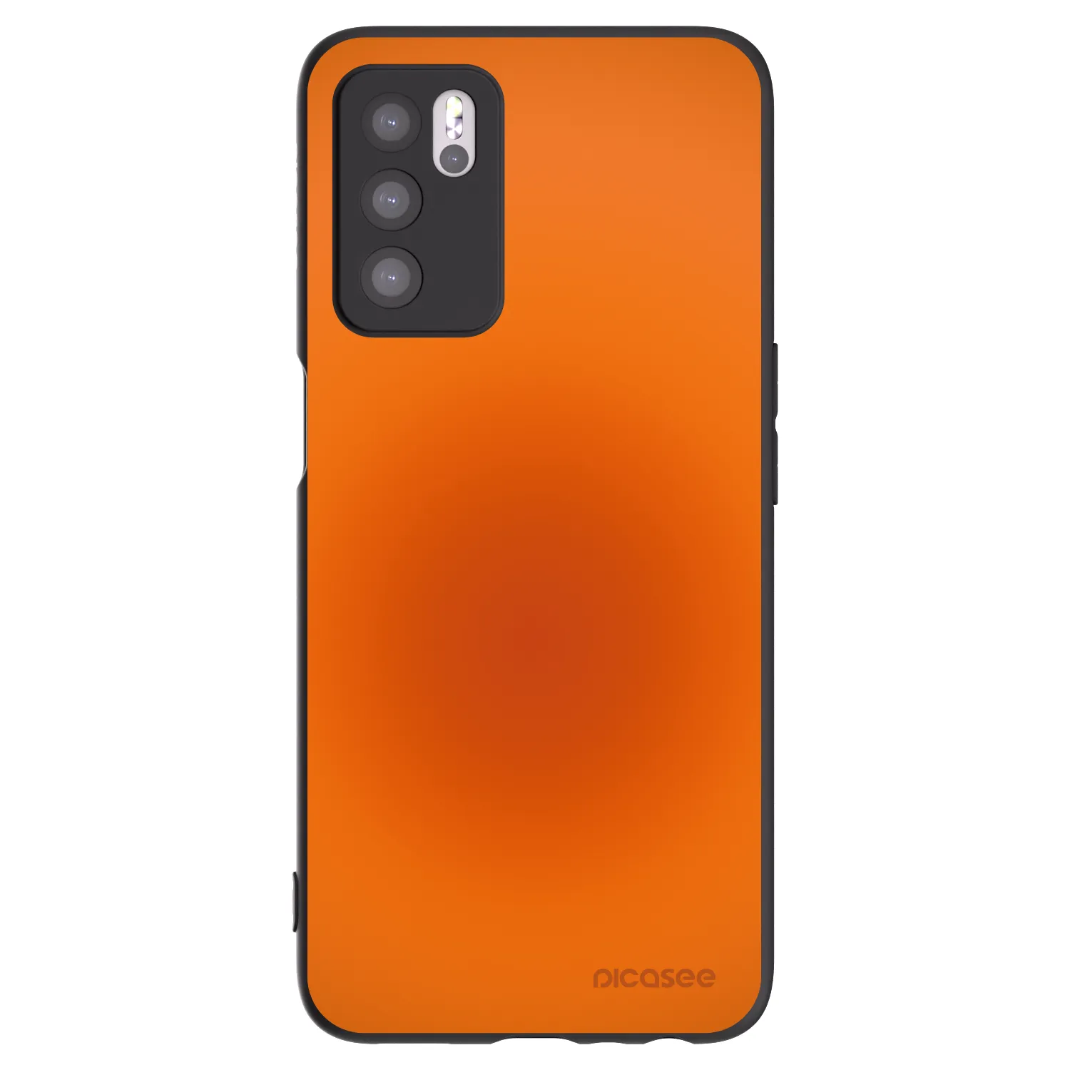 Picasee fekete szilikon tok az alábbi mobiltelefonokra OPPO A16s - Heat Core