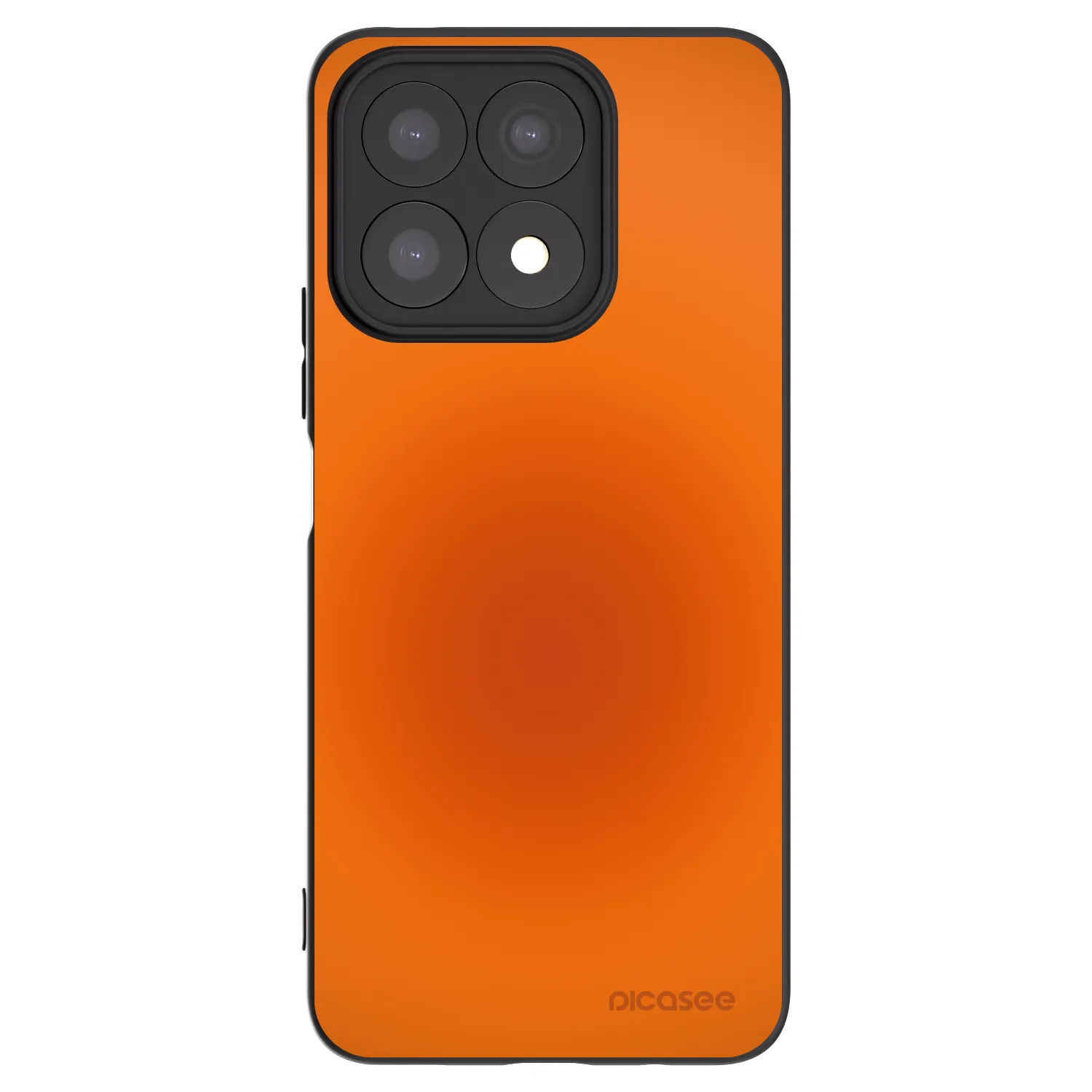 Picasee fekete szilikon tok az alábbi mobiltelefonokra Honor X8a - Heat Core