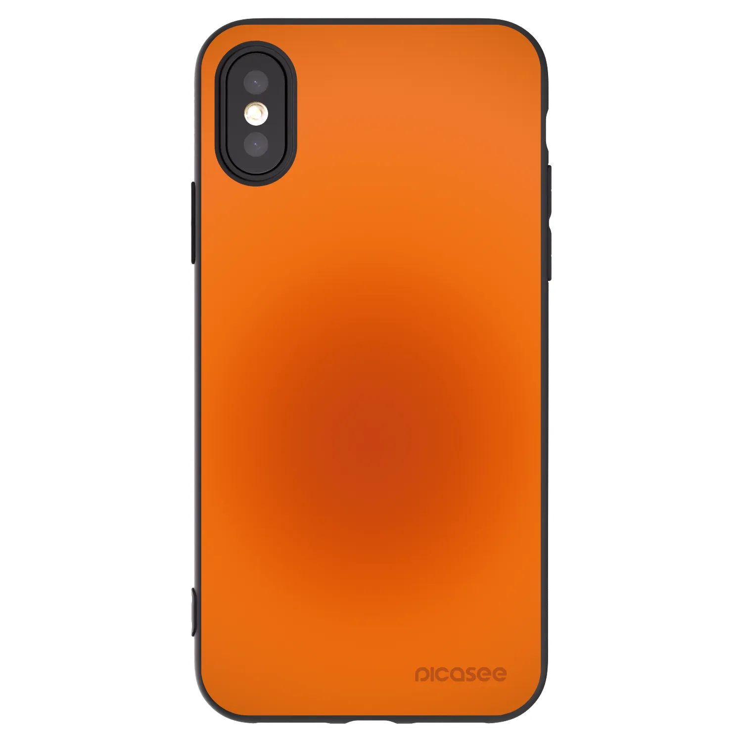 Picasee fekete szilikon tok az alábbi mobiltelefonokra Apple iPhone X/XS - Heat Core