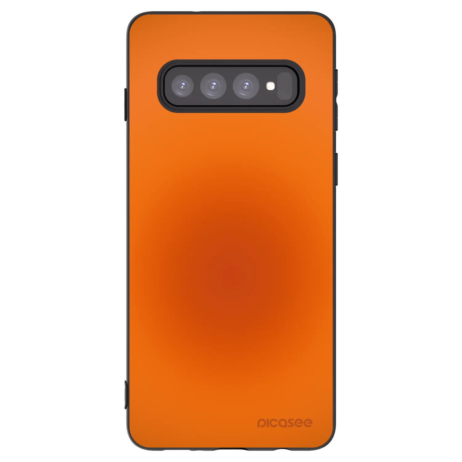 Picasee fekete szilikon tok az alábbi mobiltelefonokra Samsung Galaxy S10 G973 - Heat Core