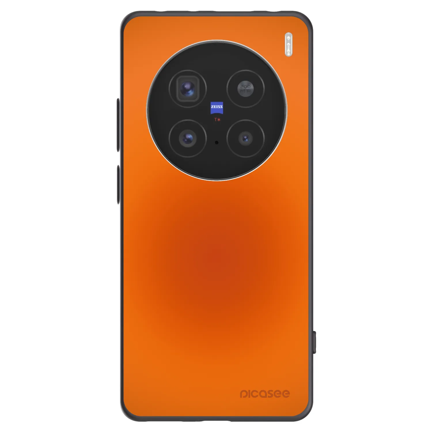 Picasee fekete szilikon tok az alábbi mobiltelefonokra Vivo X200 Pro - Heat Core