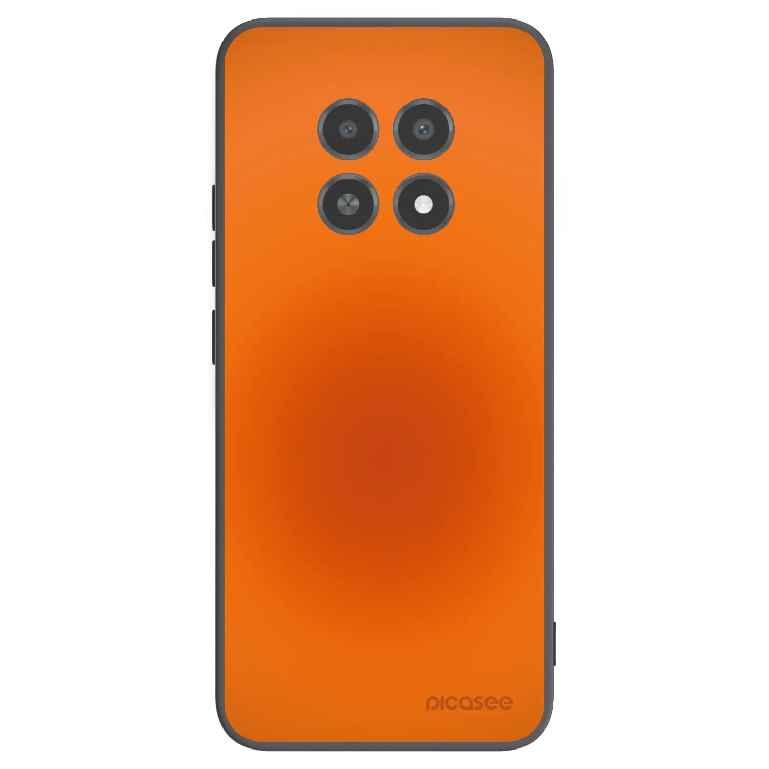 Picasee fekete szilikon tok az alábbi mobiltelefonokra Realme 12X - Heat Core
