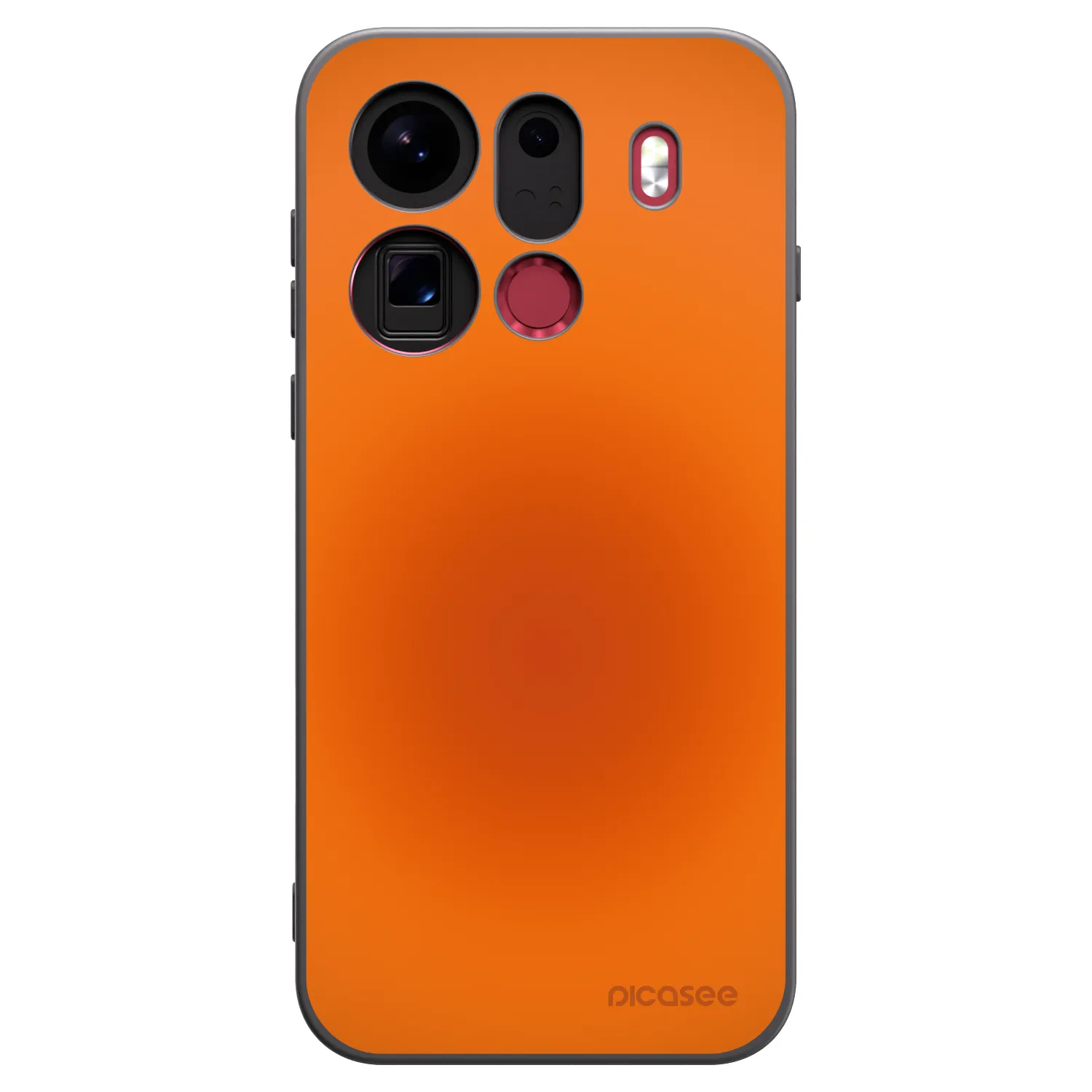 Picasee fekete szilikon tok az alábbi mobiltelefonokra OPPO Find X9 Pro - Heat Core