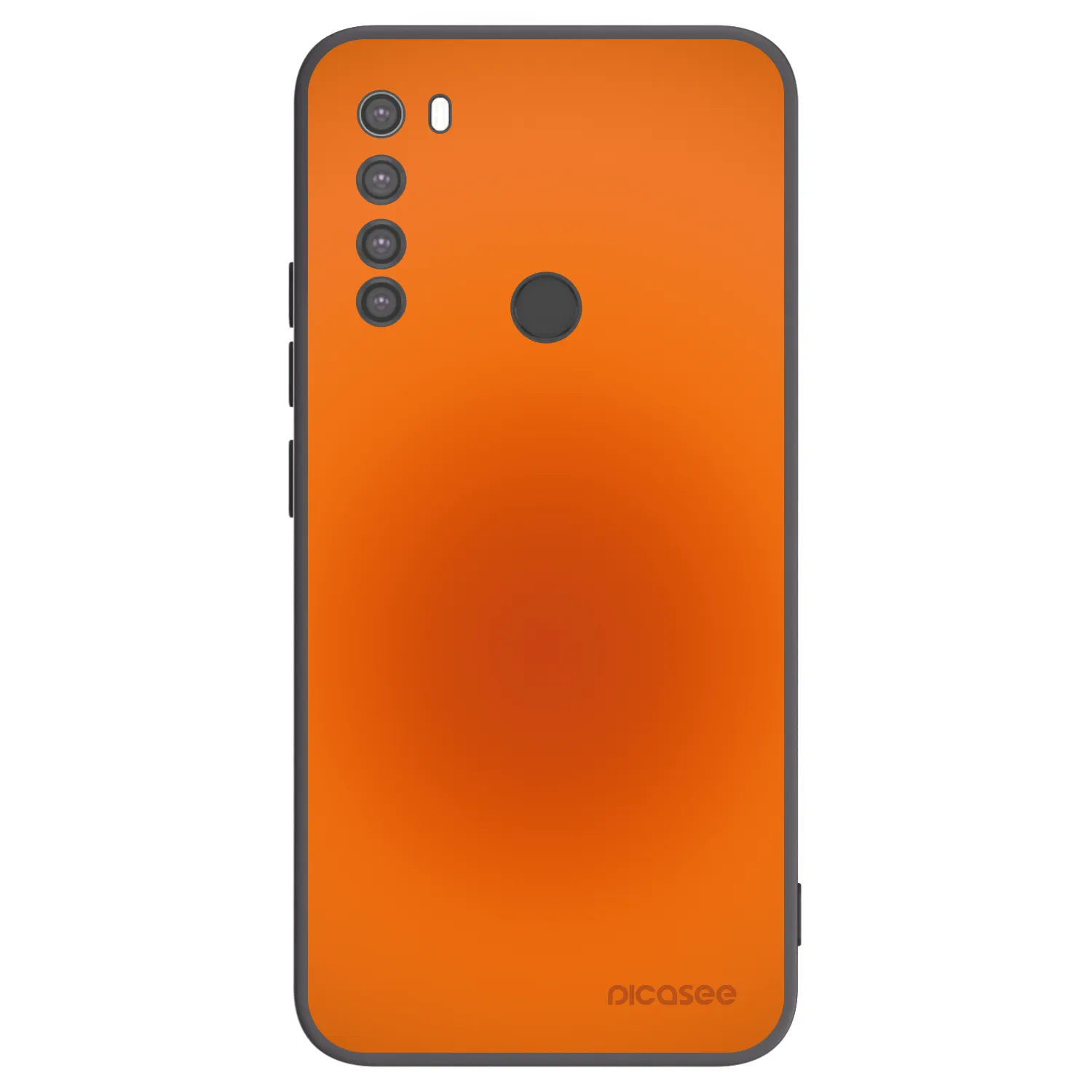 Picasee fekete szilikon tok az alábbi mobiltelefonokra Xiaomi Redmi Note 8 - Heat Core