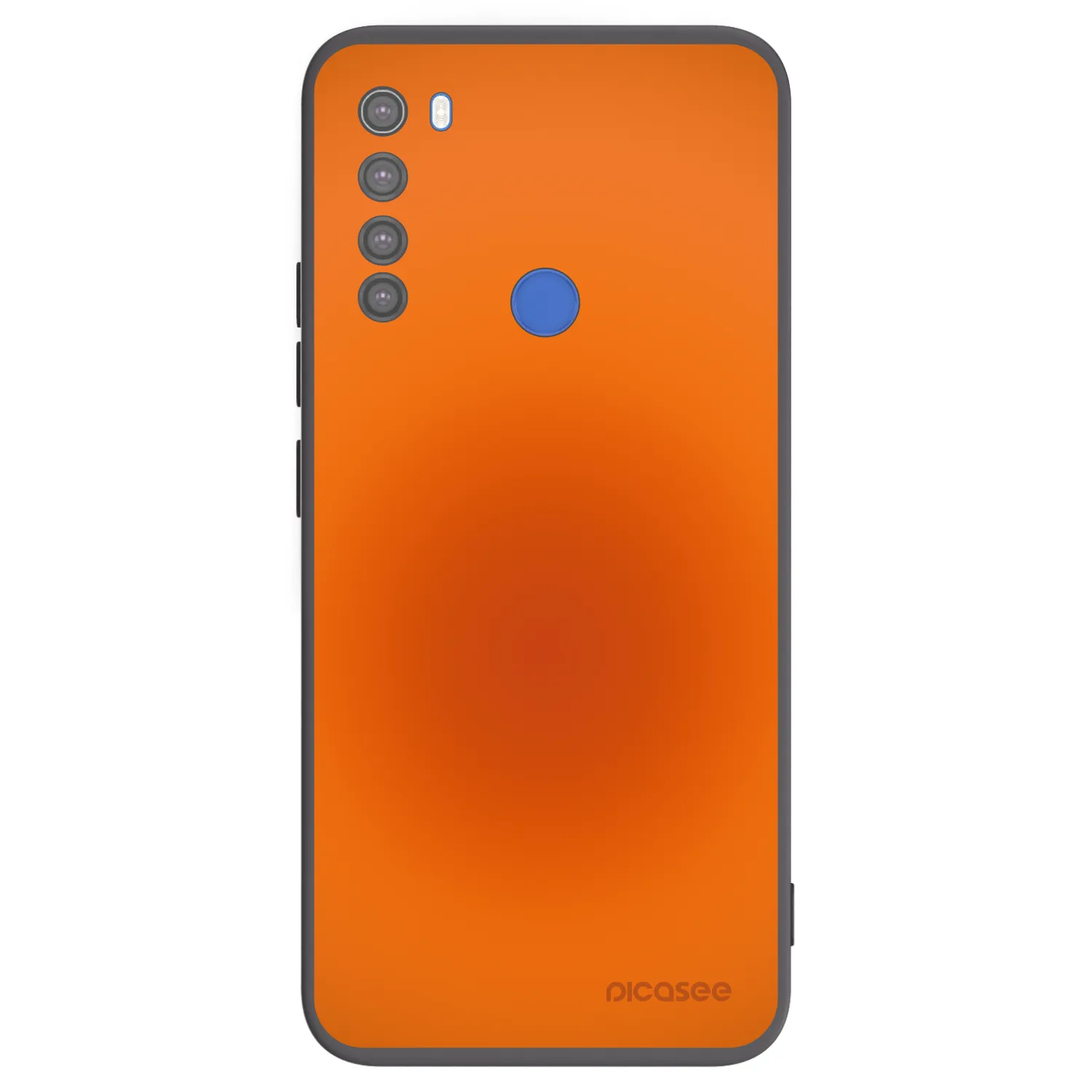 Picasee fekete szilikon tok az alábbi mobiltelefonokra Xiaomi Redmi Note 8T - Heat Core