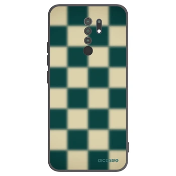 Picasee fekete szilikon tok az alábbi mobiltelefonokra Xiaomi Redmi 9 - Shadow Chess