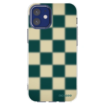 Picasee átlátszó szilikon tok az alábbi mobiltelefonokra Apple iPhone 12 mini - Shadow Chess