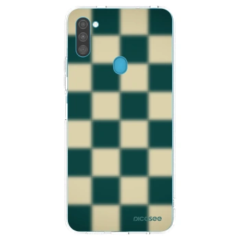 Picasee átlátszó szilikon tok az alábbi mobiltelefonokra Samsung Galaxy M11 - Shadow Chess