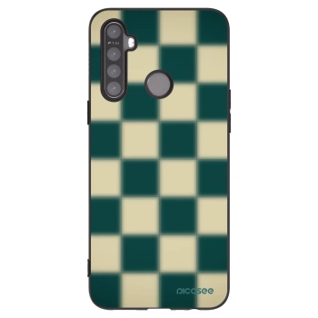 Picasee fekete szilikon tok az alábbi mobiltelefonokra Realme 5 - Shadow Chess