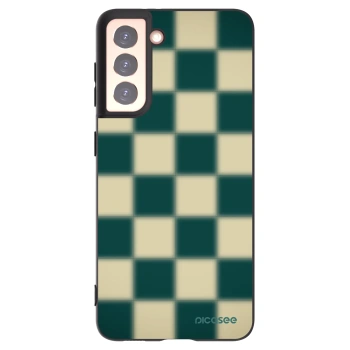 Picasee fekete szilikon tok az alábbi mobiltelefonokra Samsung Galaxy S21 5G G991B - Shadow Chess