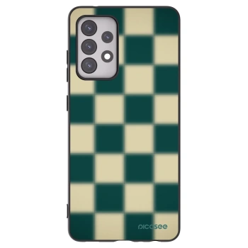 Picasee fekete szilikon tok az alábbi mobiltelefonokra Samsung Galaxy A52 5G A525F - Shadow Chess