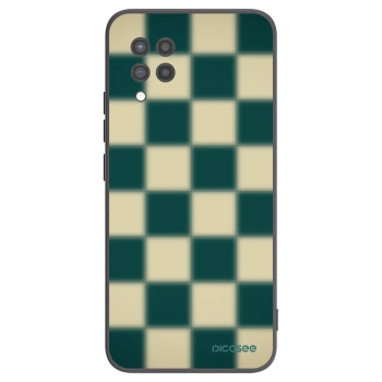 Picasee fekete szilikon tok az alábbi mobiltelefonokra Samsung Galaxy A42 A426B - Shadow Chess